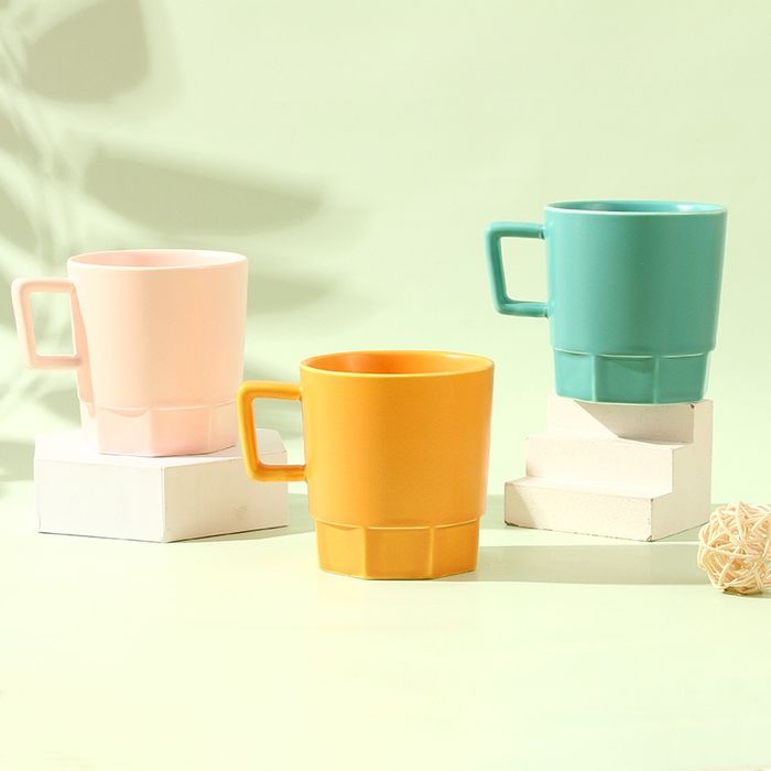 Simple Glazed Porcelain Cup(300ml/10.1fl.oz.)