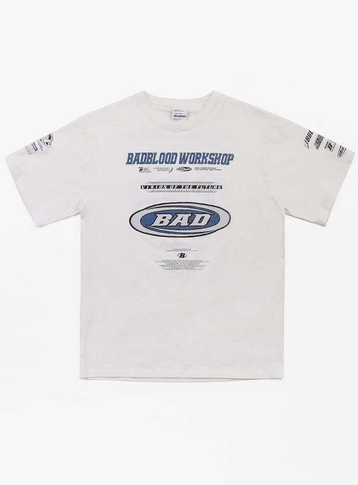  F2 Old Effect T-Shirt - White