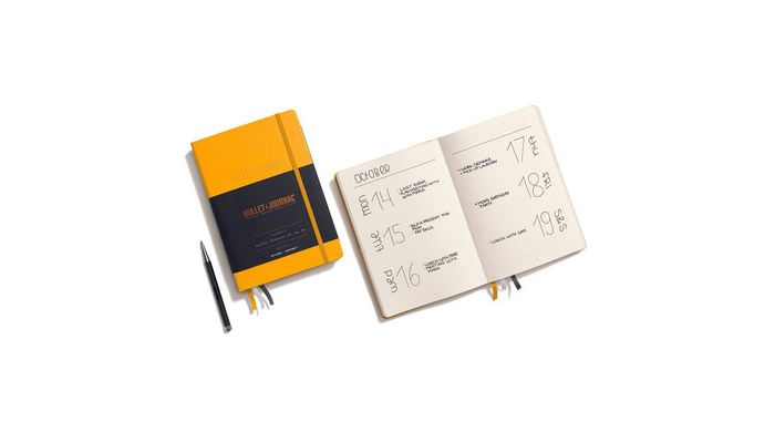 Yellow24, Bullet Journal - Edition 2, Medium (A5), 120 g/m² paper, 206 S., dotted