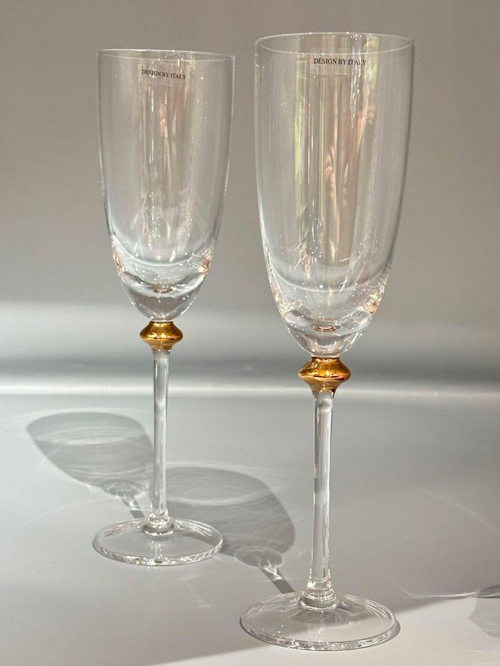 Thos алтлаг оруулгатай champagne хундага