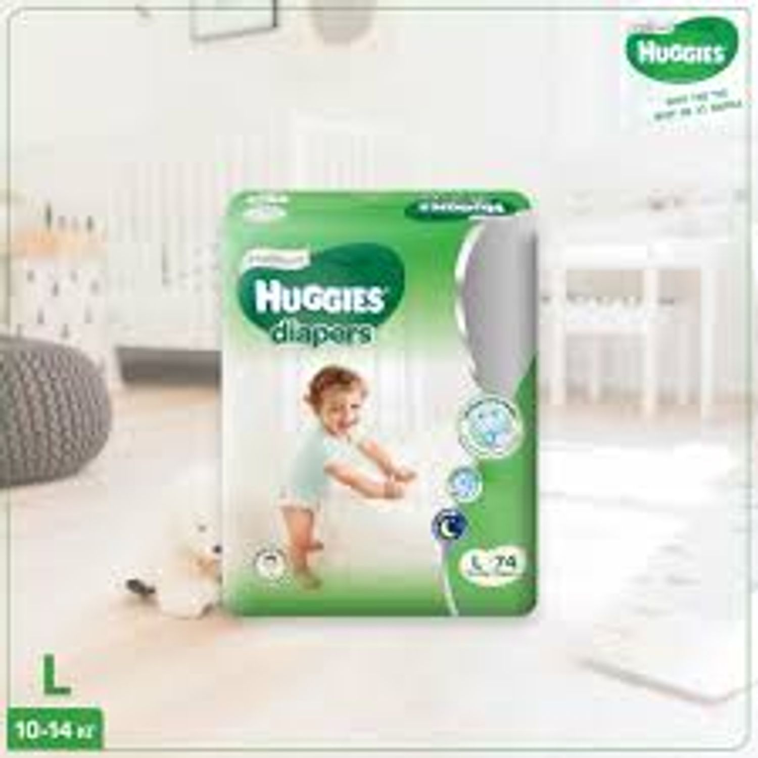 Живх Huggies L/74pc