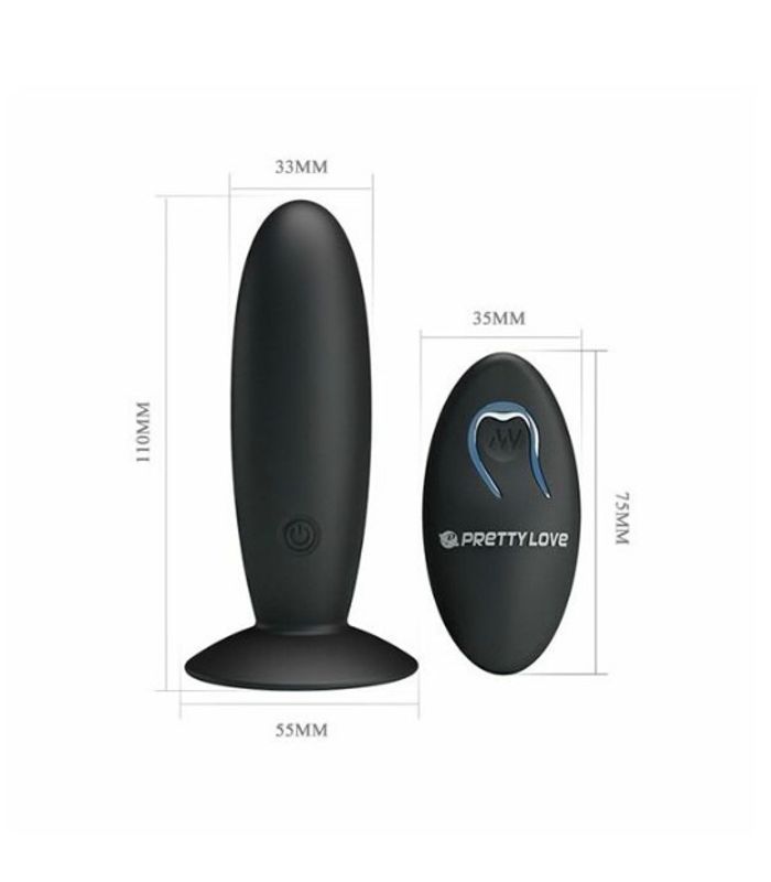 Remote Control Silicone Vibrating Butt Plug