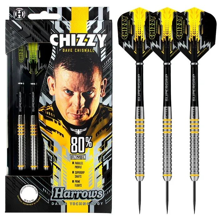 HARROWS Chizzy 80% Steel Tip Darts