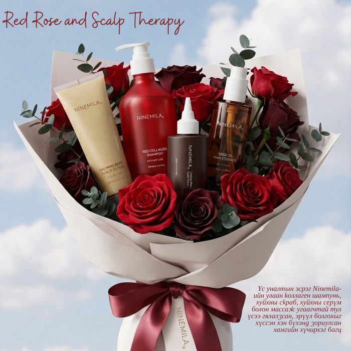 Red Rose and Scalp Therapy