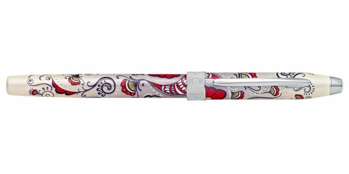 Cross Botanica Red Hummingbird Fountain Pen - Medium Stainless Steel Nib 