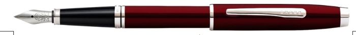 Coventry Red Lacquer Fine Nib Fountain Pen