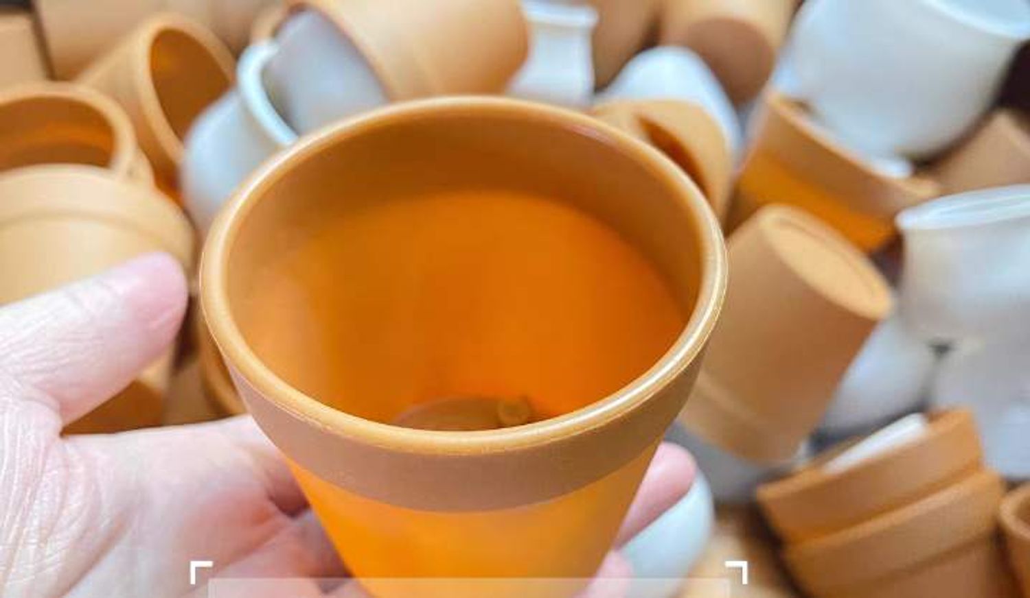 Декор цэцгийн ваар бор