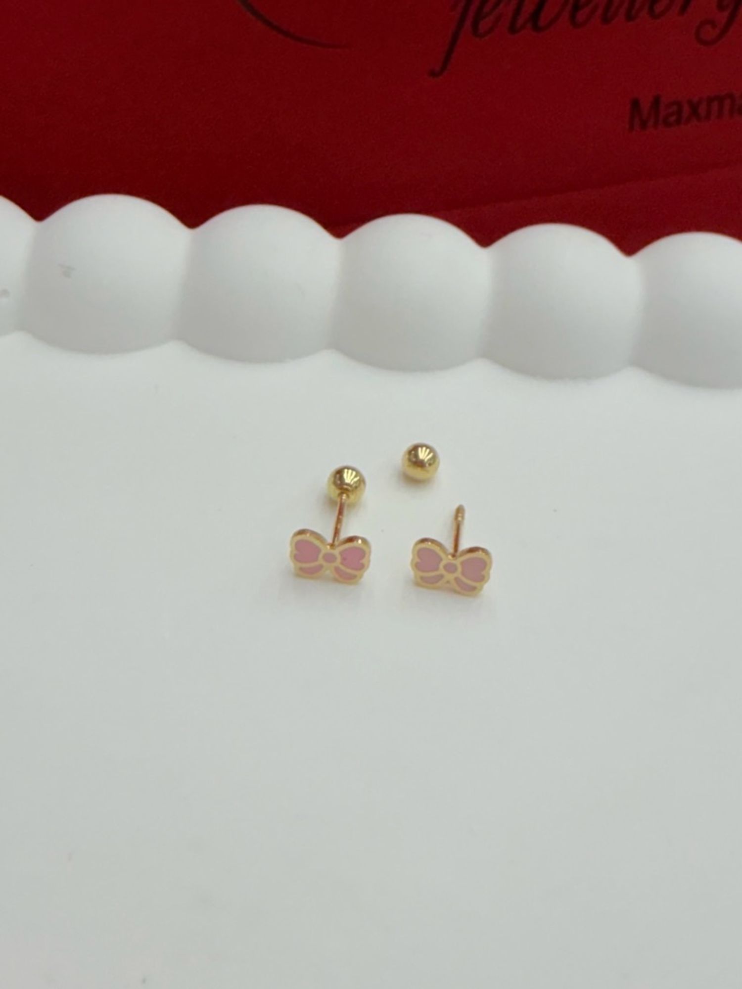 Бантиктай монет хүүхдийн ээмэг