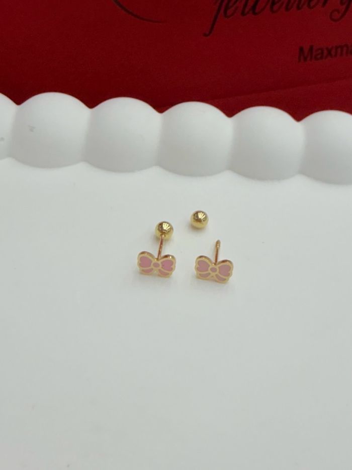 Бантиктай монет хүүхдийн ээмэг