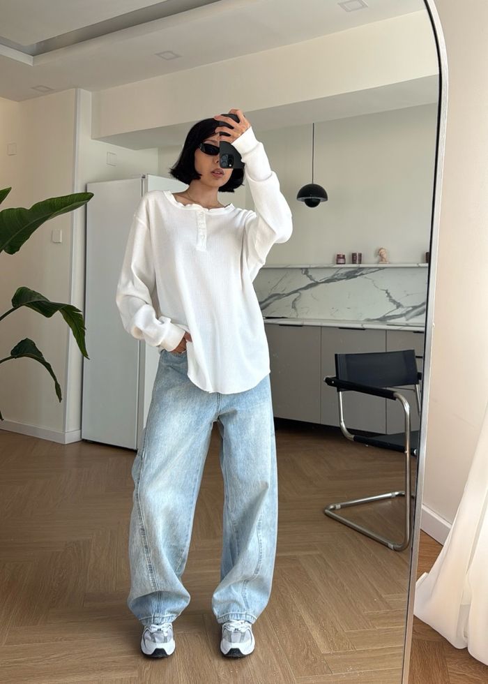 Waffle Loose Shirt