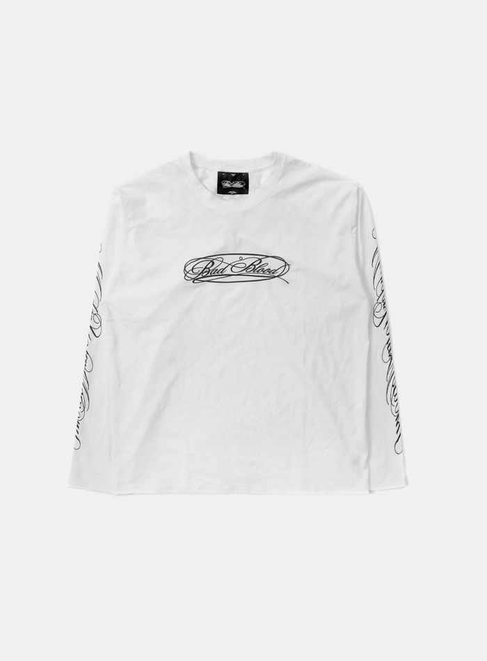 Dark Classic MYM Long Sleeve - White
