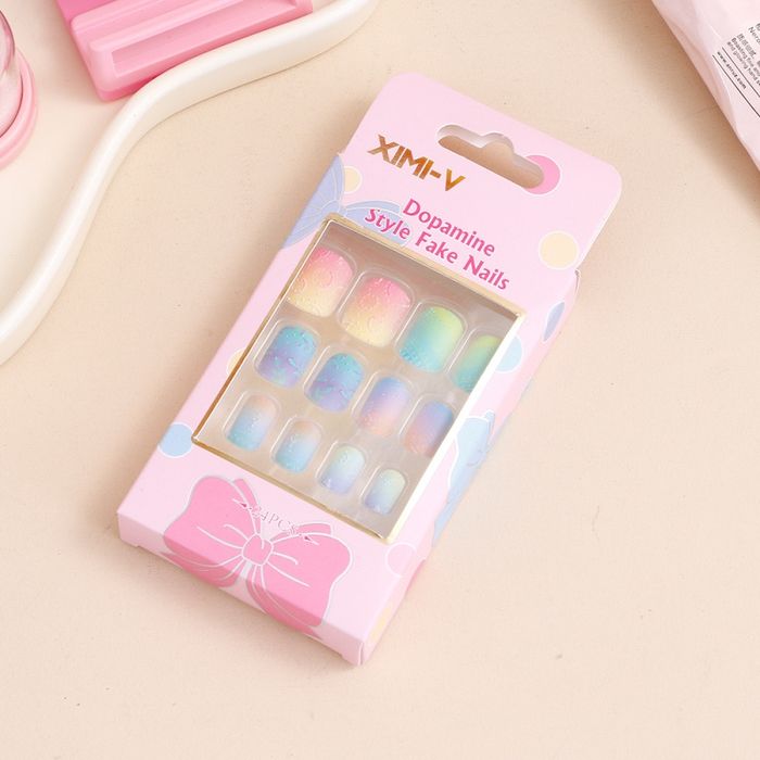Dopamine Style Fake Nails 24PCS 3#