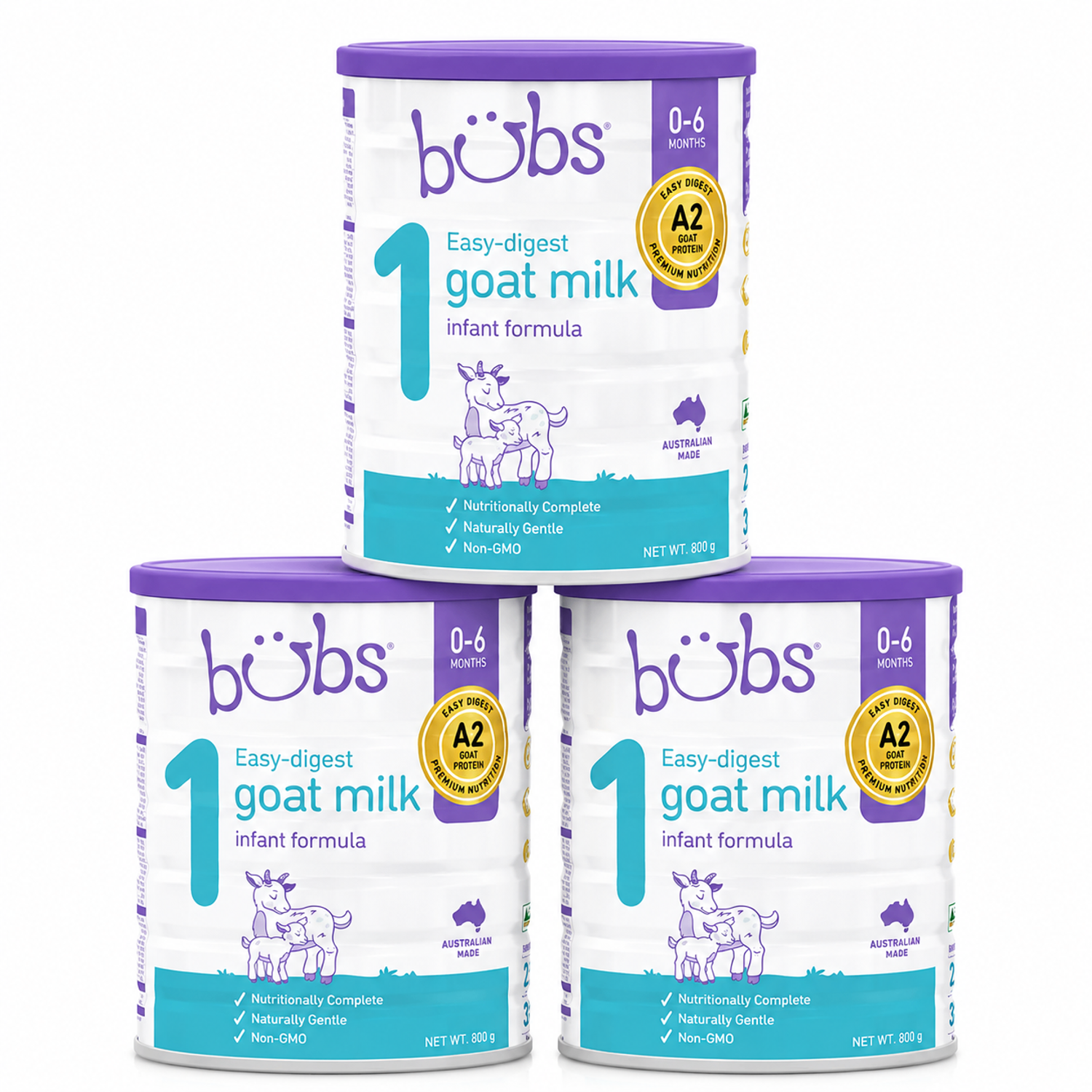 Bubs easy digest goat milk stage1 (3 ширхэг)