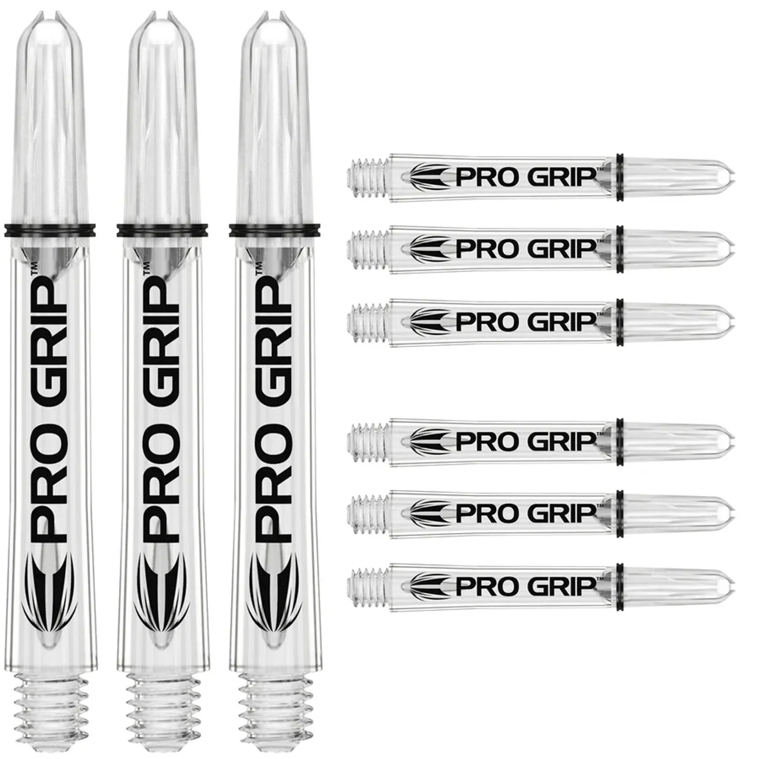 Target Pro Grip Clear Shafts