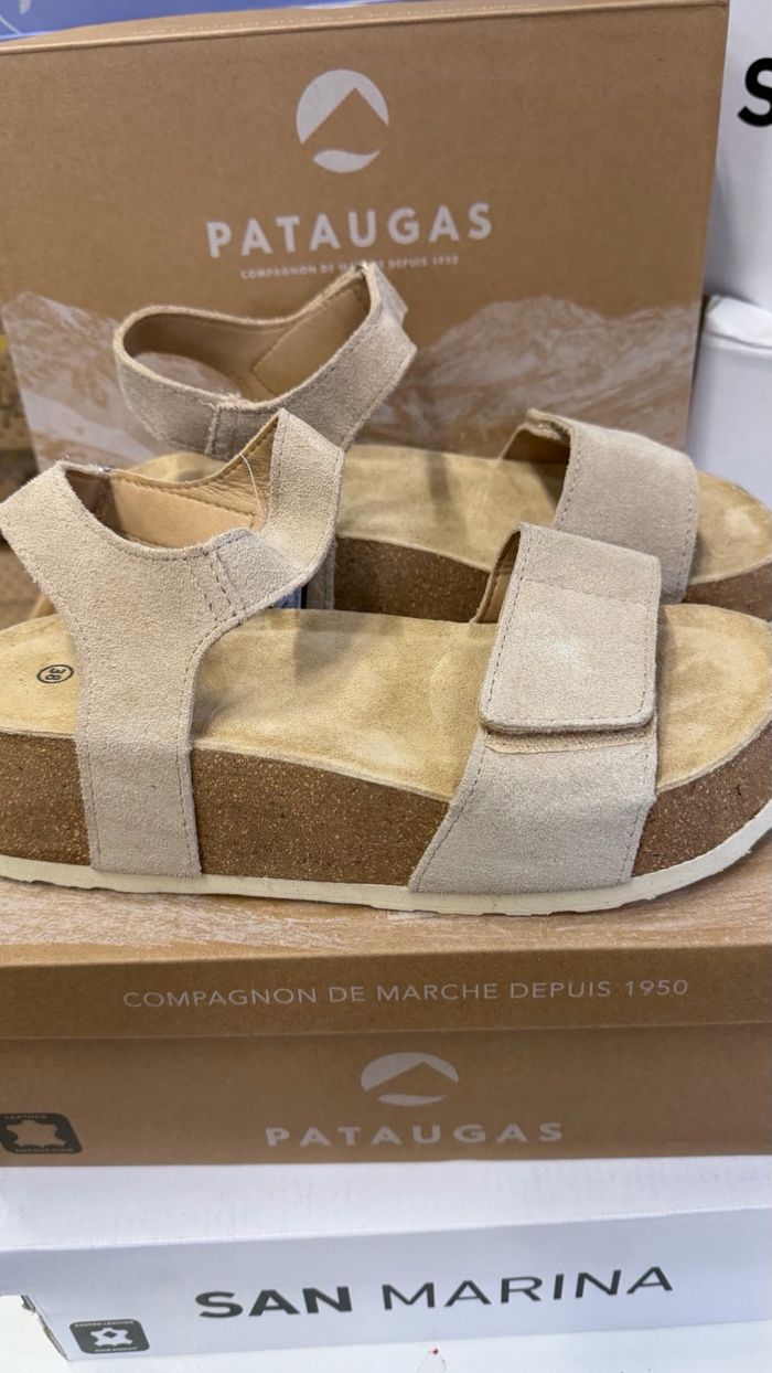 Pataugas leather sandal