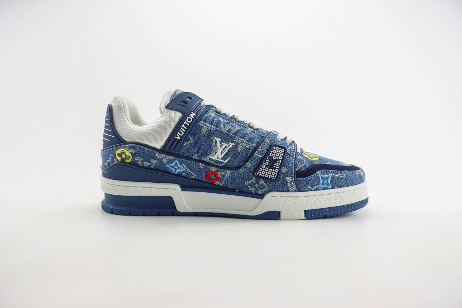 Louis vuitton TRAINER estampado floral bordado