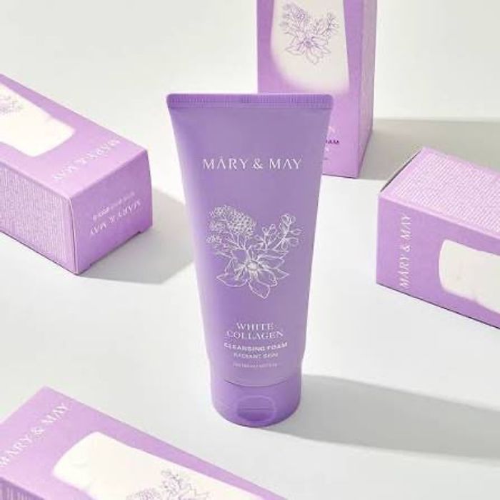 [MARY&MAY] White Collagen Cleansing Foam 150ml
