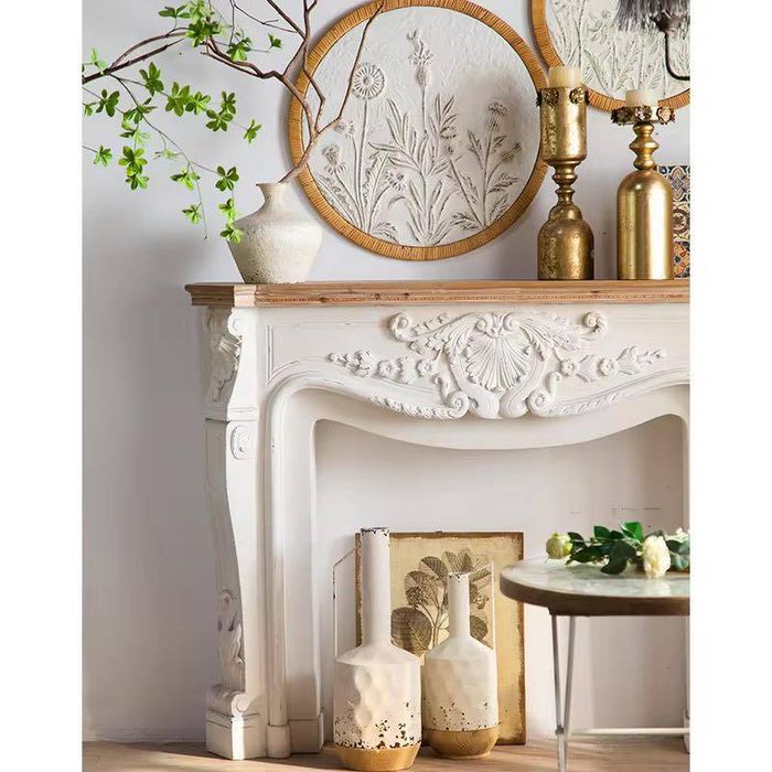 Камины хэлбэртэй, винтаж загвартай гоёлын консоль тавиур