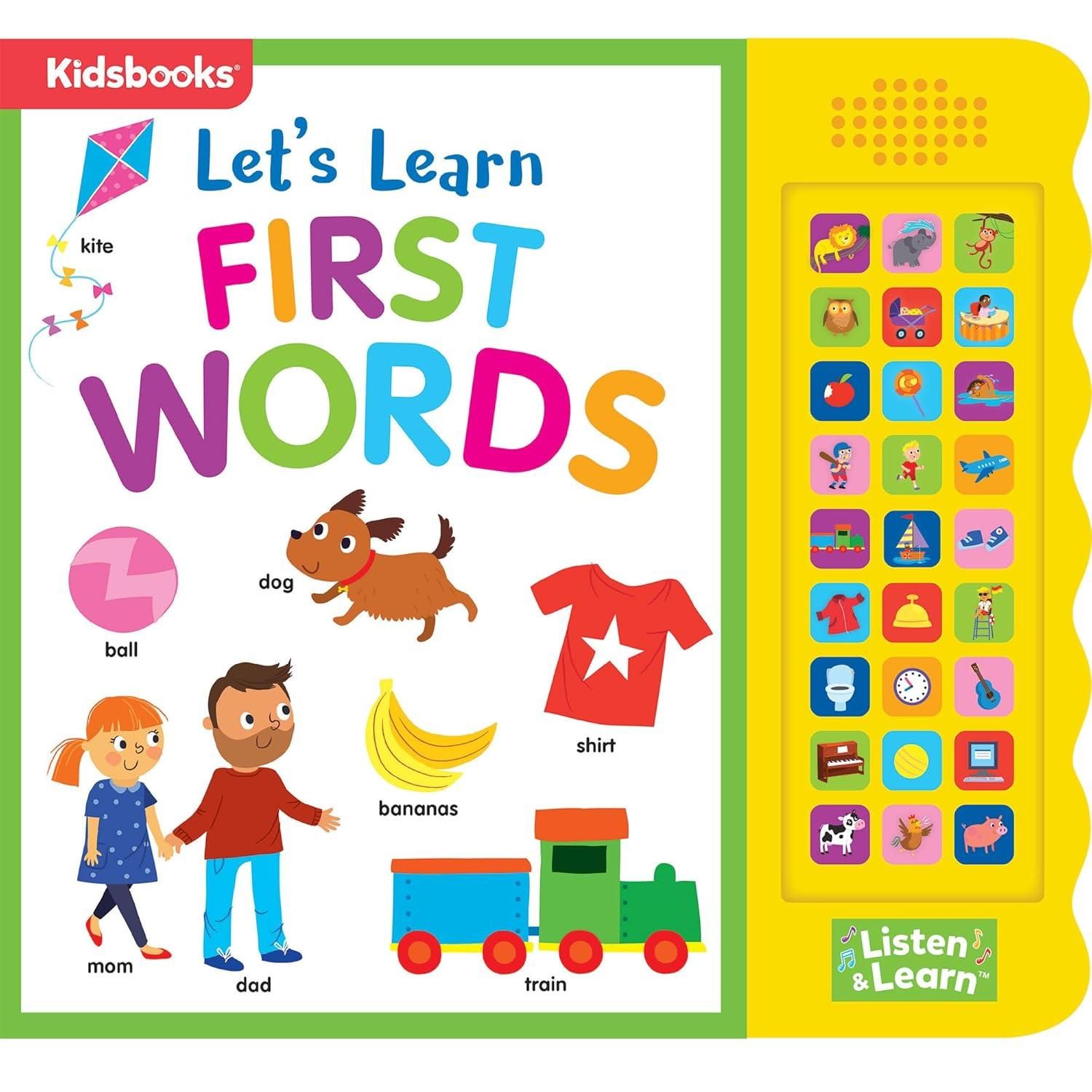 Let's Learn First Words-With 27 Fun Sound Buttons