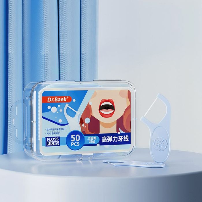 Dr. Baek — Шүдний завсар цэвэрлэх бариултай утас (50ш)