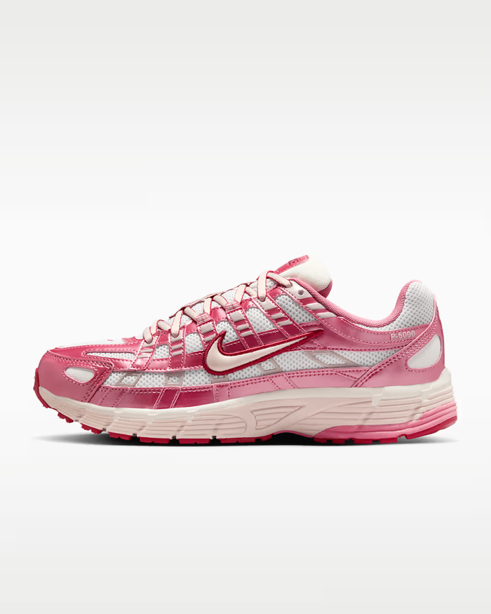 Nike P-6000 White Silt Red Peony (Women's)