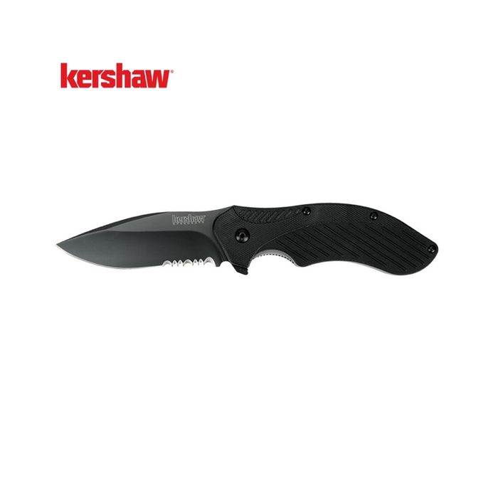 CLASH - BLK/BLK, SERRATED Хутга