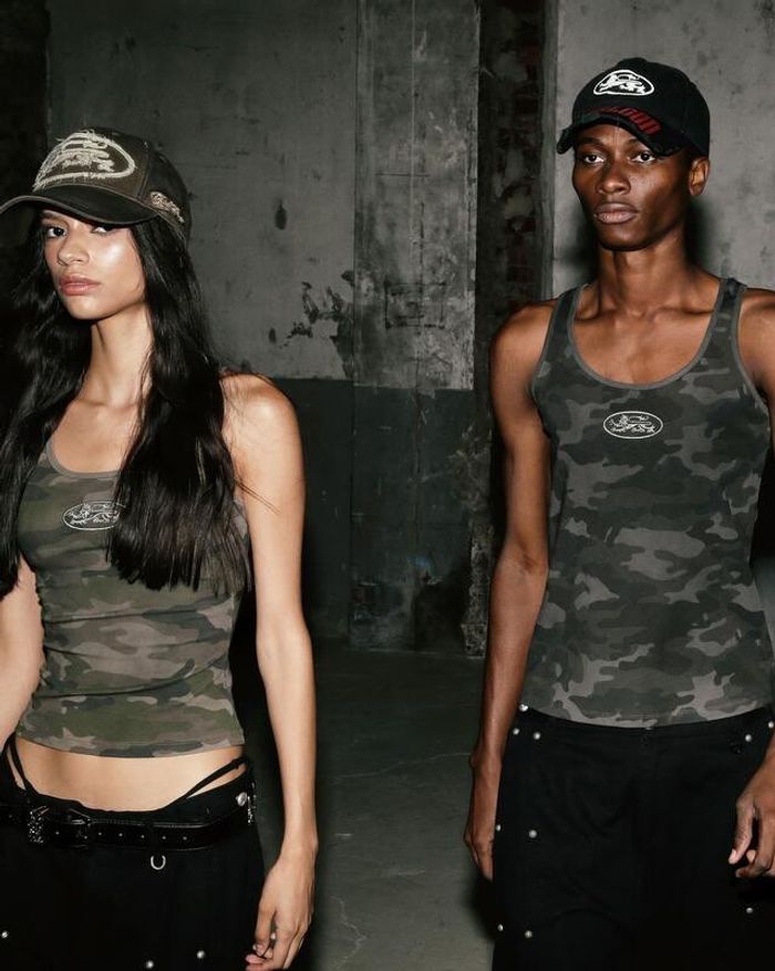 Mystic Tank Slim Fit - Green Camo