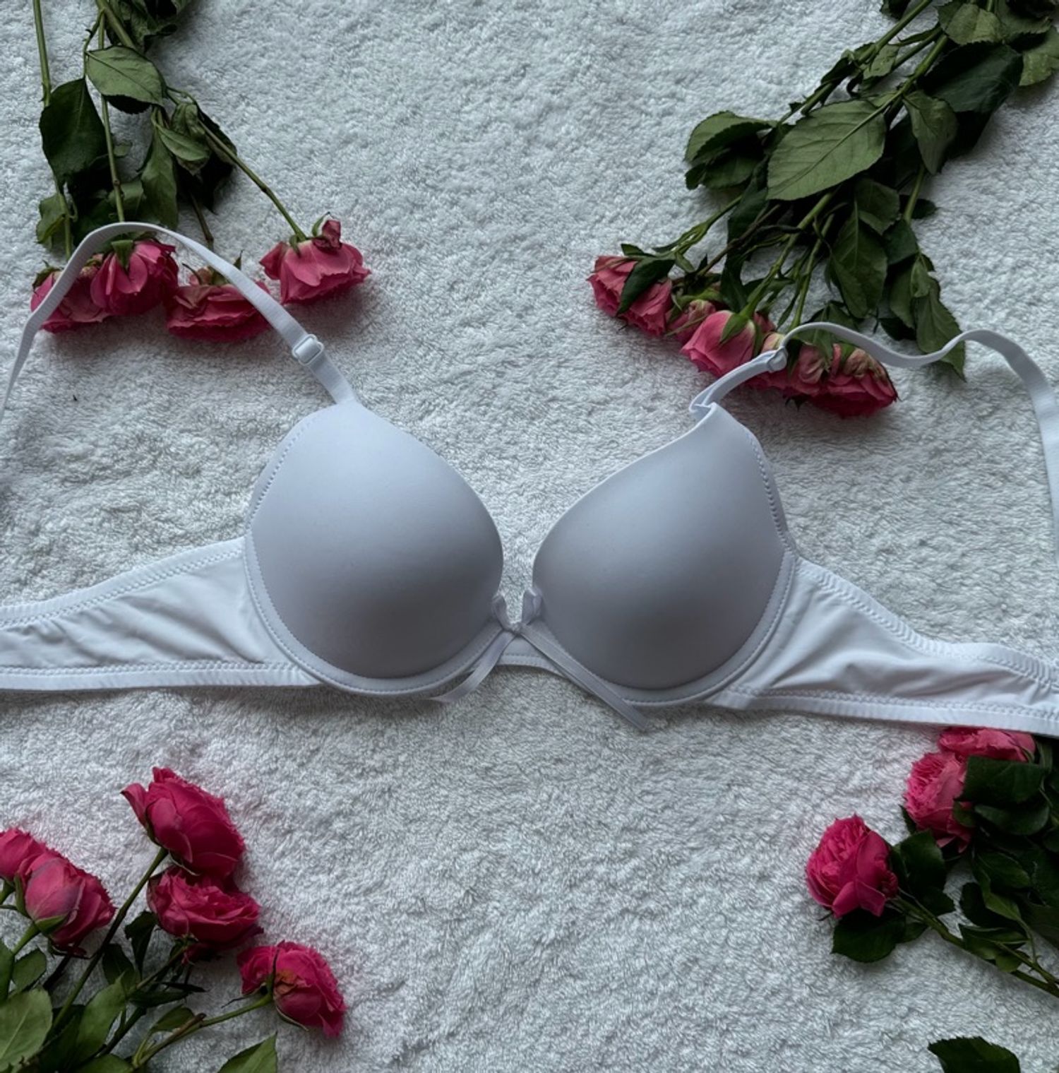 full cup bra white 