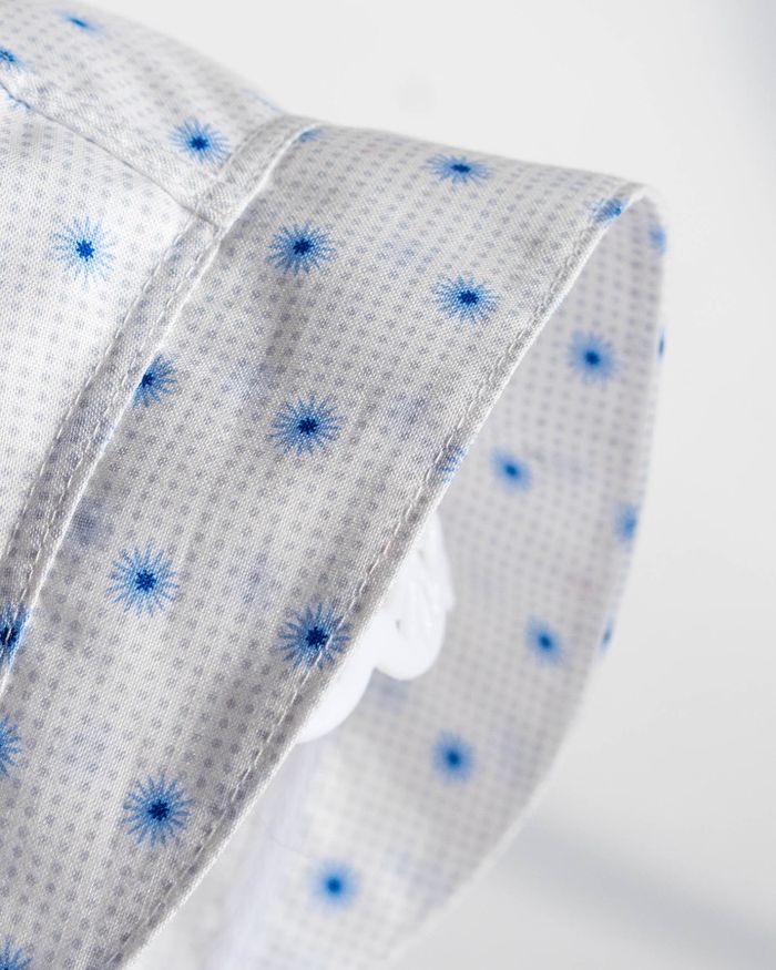 Brim bonnet Blue daisy