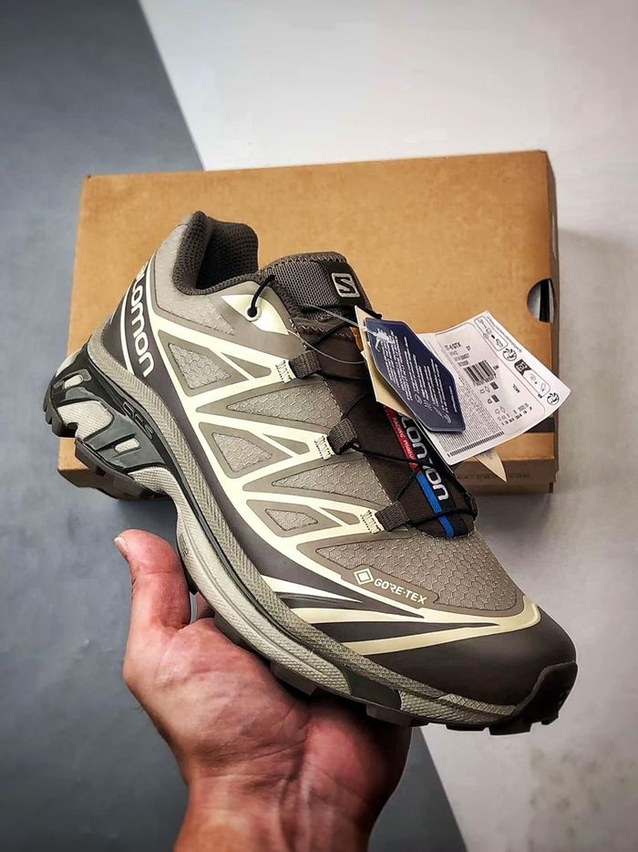 Salomon XT-6 Gore-Tex Brown