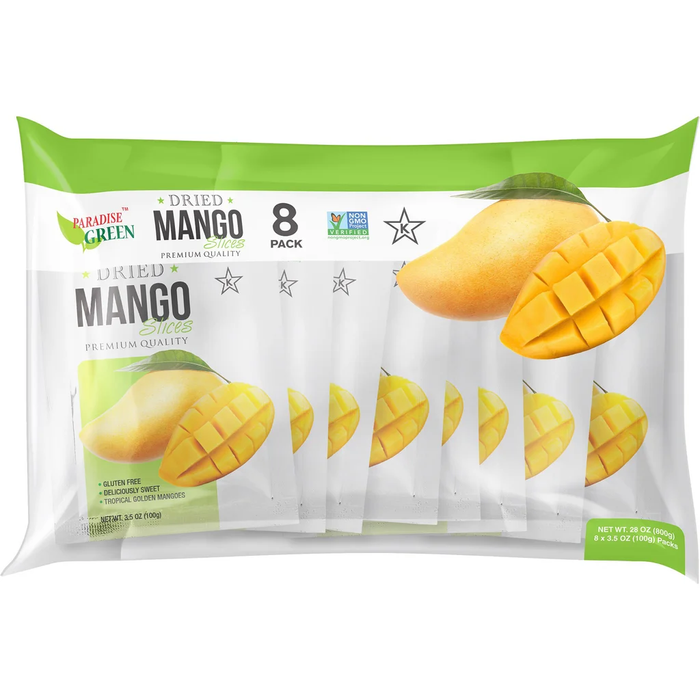 Paradise Green Premium Dried Mango Slices