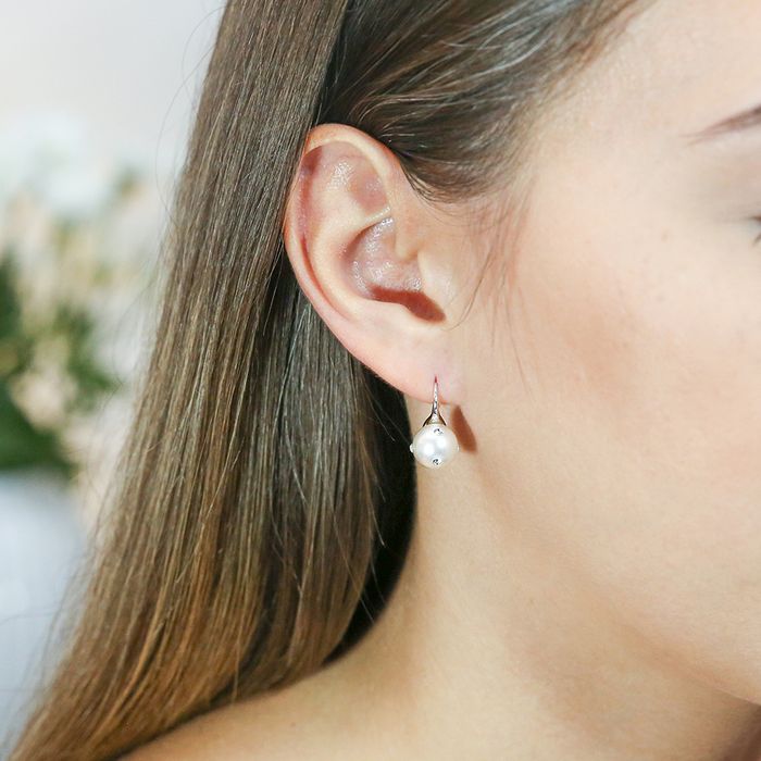 22183 Ээмэг Pearly RH CRY