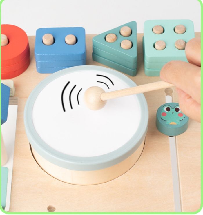 Toddler Activity Table - Хөгжүүлэгч модон ширээ 