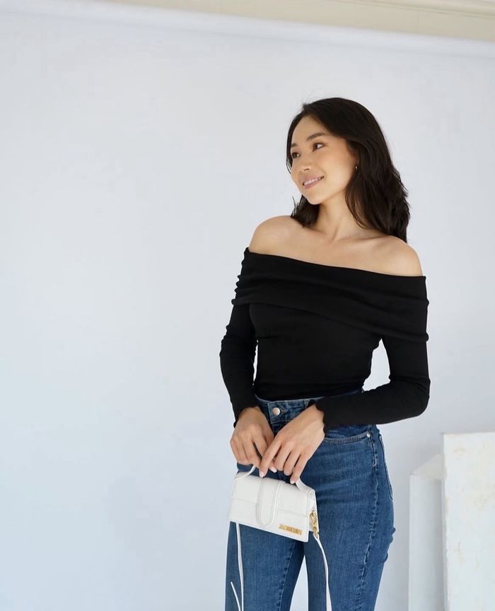 Pastel Top Black