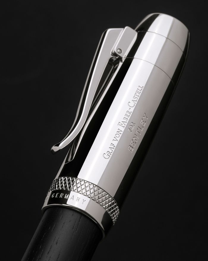 Graf von Faber-Castell Bentley Ebony Fountain Pen Medium Nib 