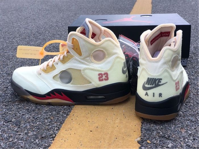 Jordan 5 Retro Off-White Sail
