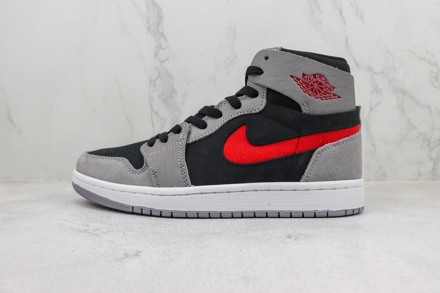 Jordan 1 High Zoom Air CMFT 2 Black Fire Red Cement
