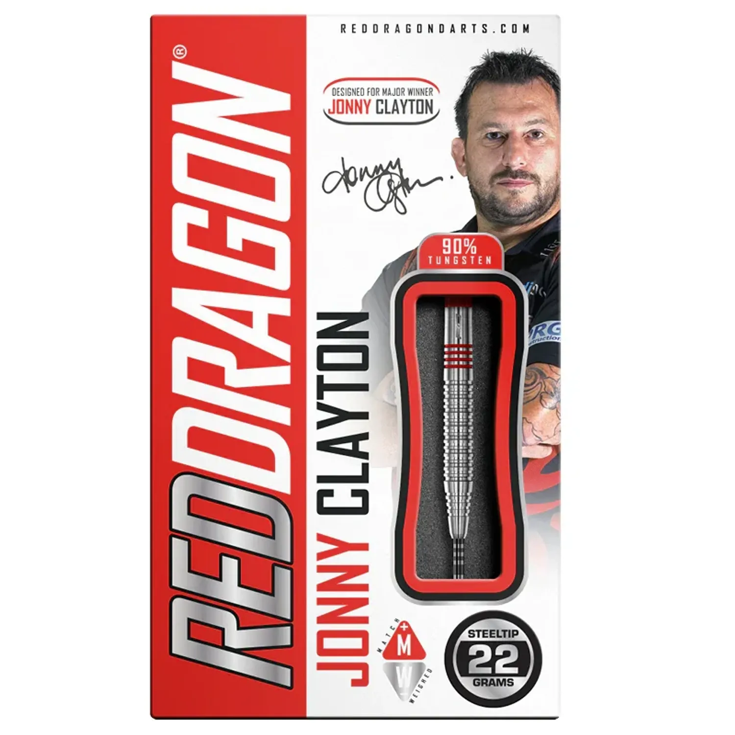 RED DRAGON JONNY CLAYTON ORIGINAL 90% Tungsten