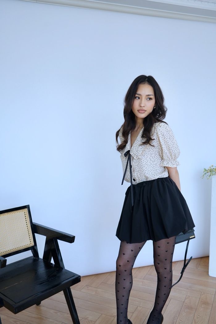 Balloon Skort Black