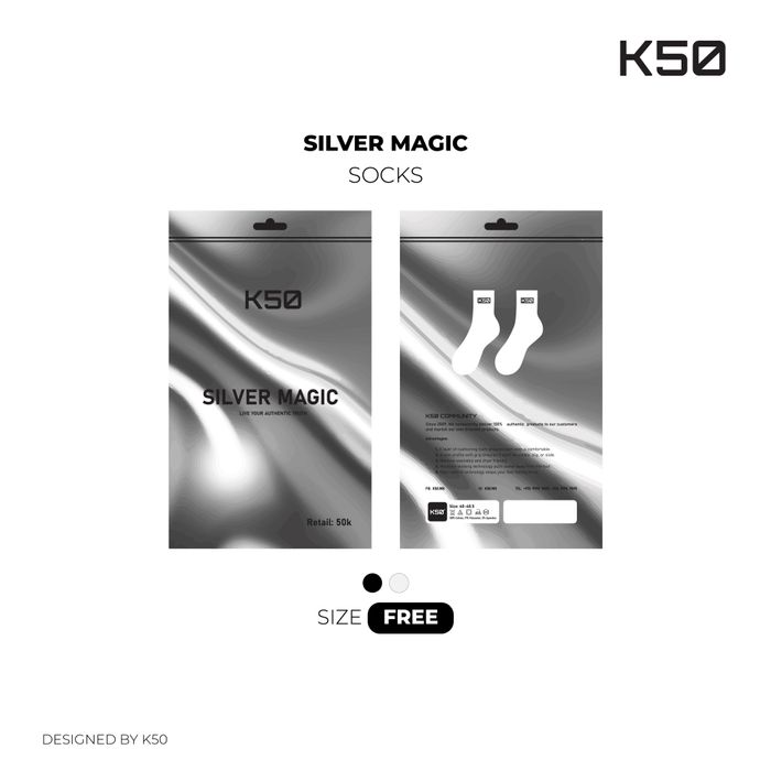 Silver Magic Socks