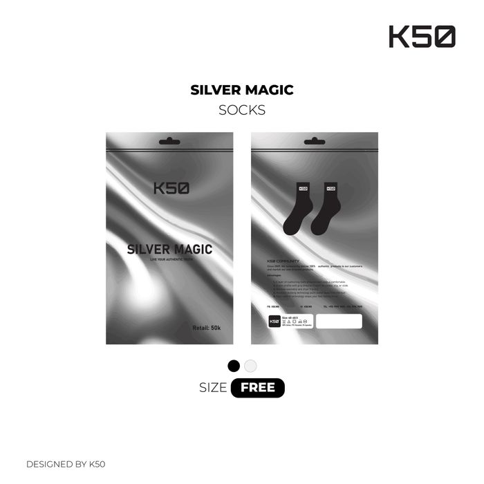 Silver Magic Socks