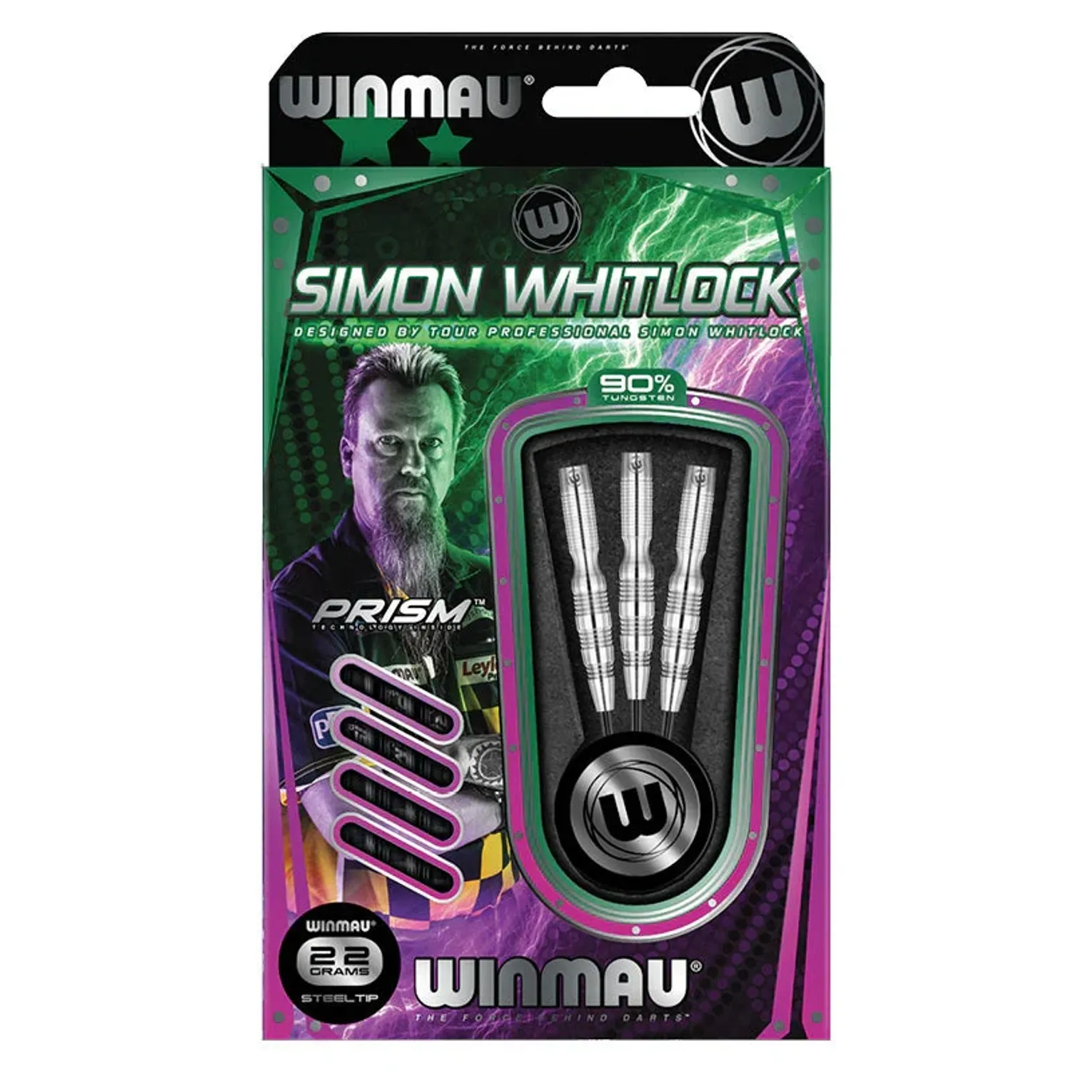 Winmau SIMON WHITLOCK 2 Tungsten 90% Steel Tip