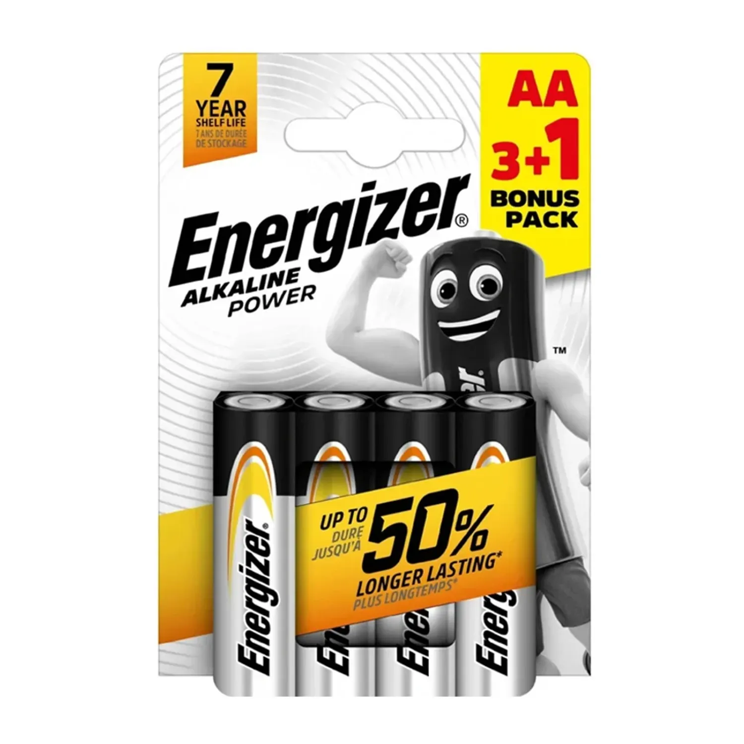 25% SALE Energizer AA Alkaline Power /3ea+1ea/