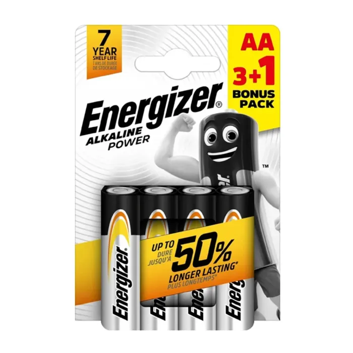 25% SALE Energizer AA Alkaline Power /3ea+1ea/