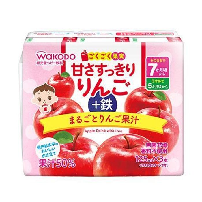 Wakodo төмрөөр баялаг алимны жүүс 