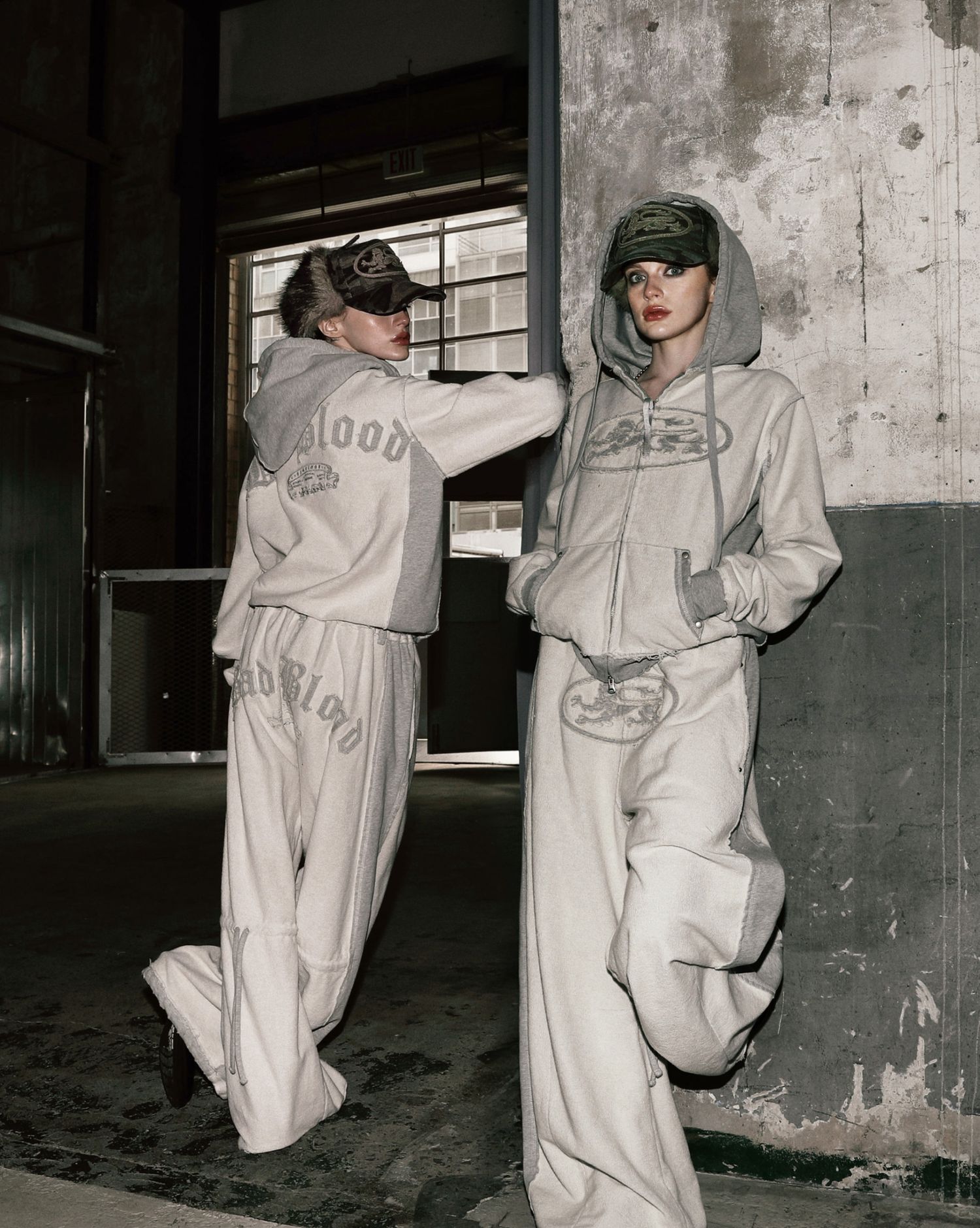 Mystic Capsule 2-Way Curved Jogger Trousers - Inside-Out Gray