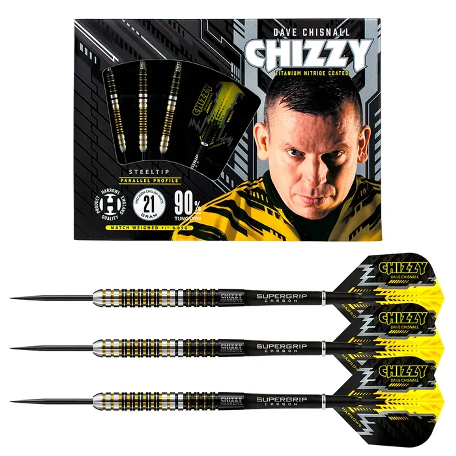 HARROWS Chizzy 90% Steel Tip Darts