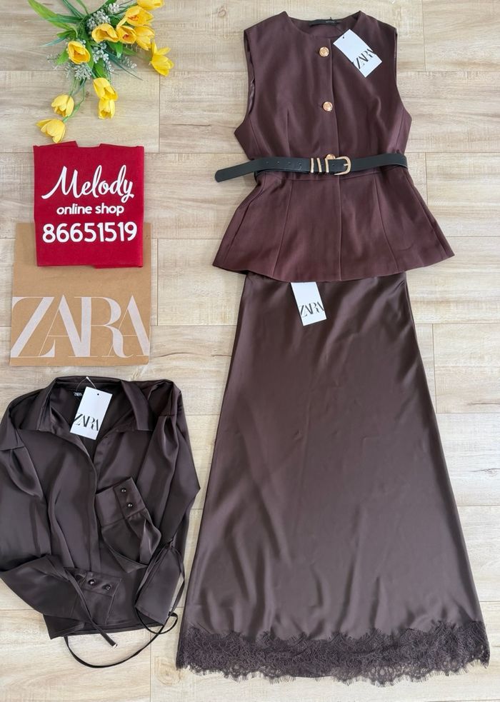 zara belted vest(bor)