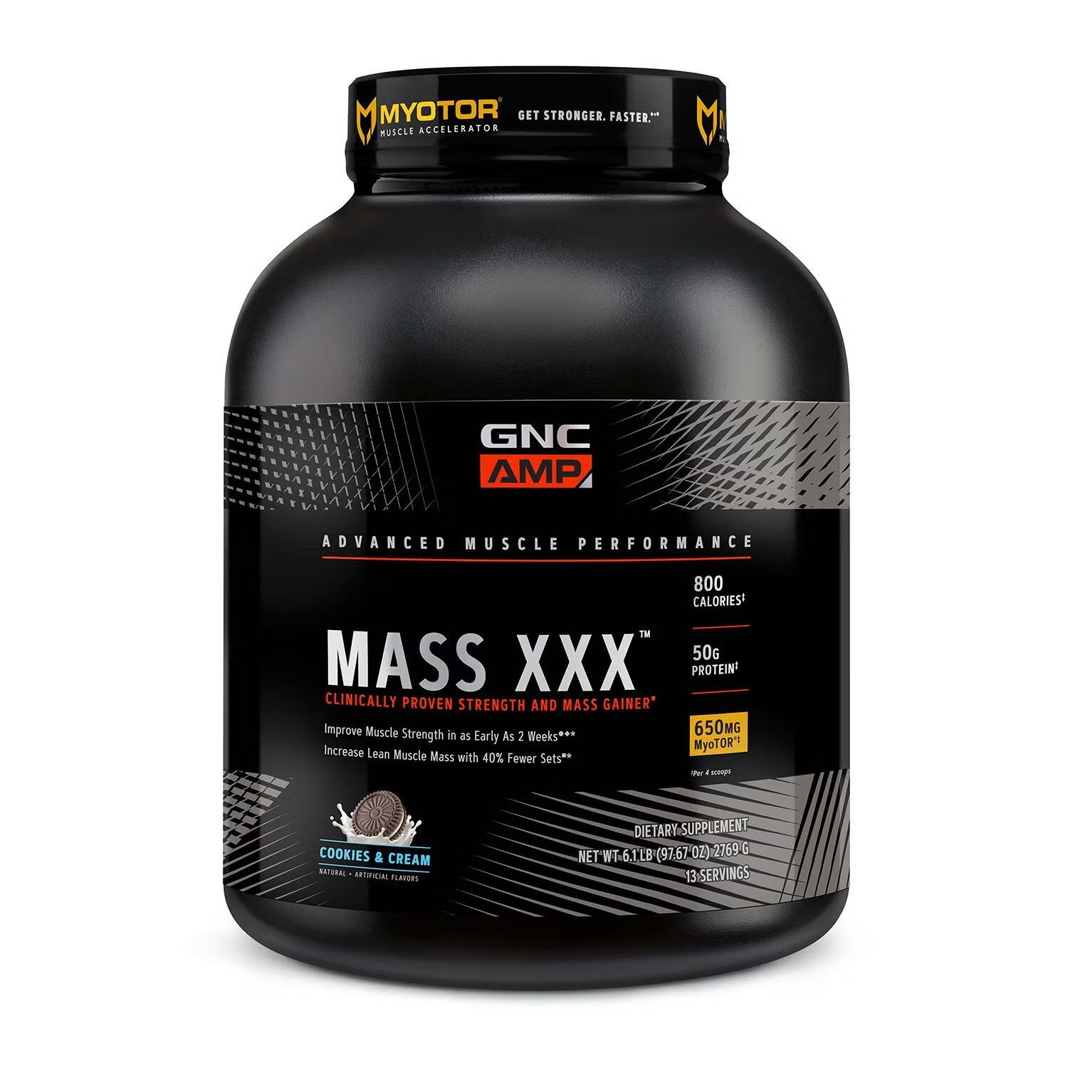 AMP MASS XXX™ with MyoTor® - Cookies and Cream (13 Servings)