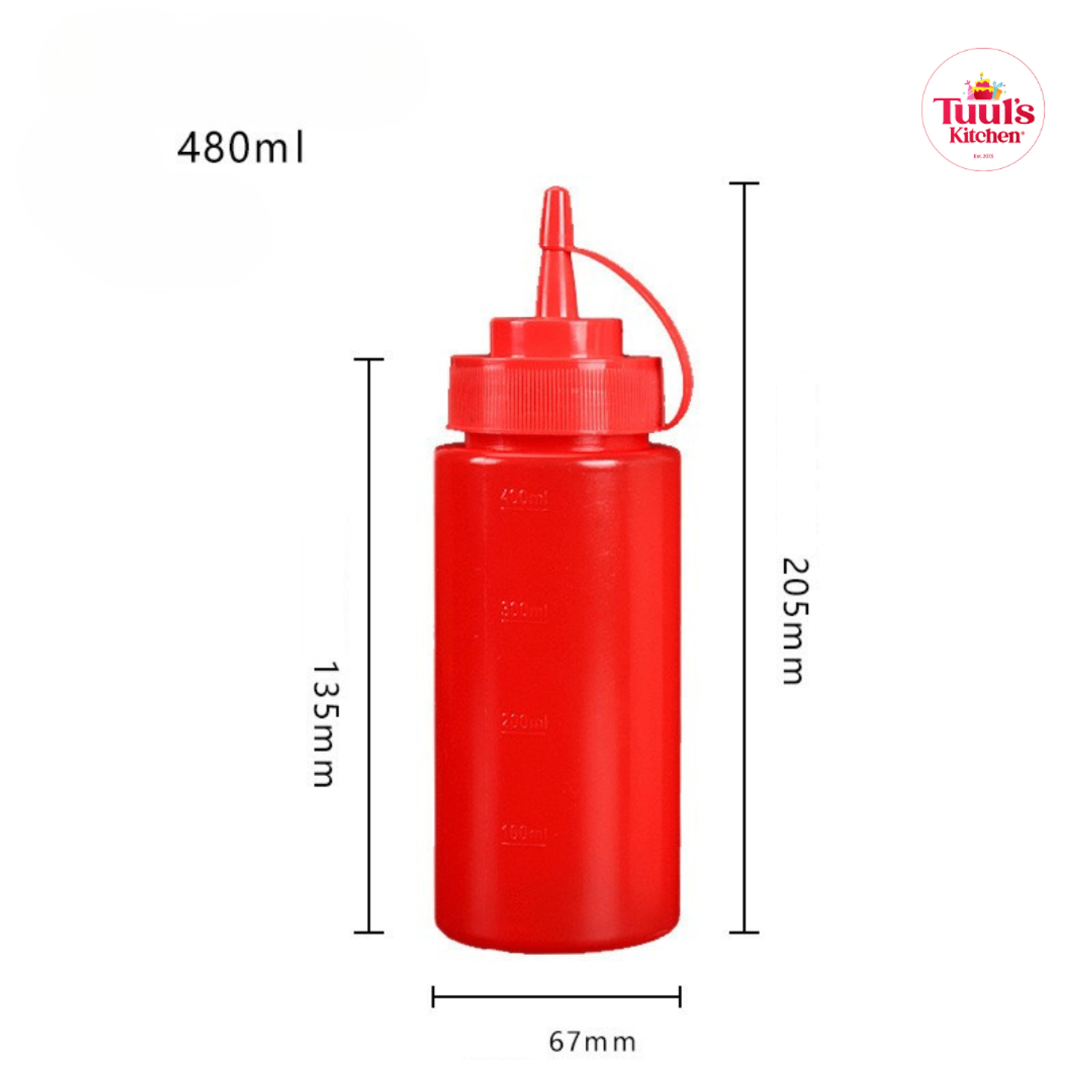 Соусны шахдаг сав 450ml / улаан